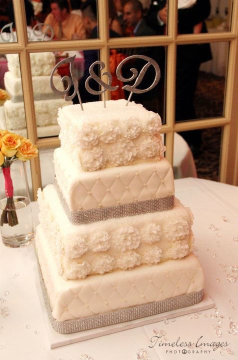 We're MARRIED!!!! Pic heavy!!! :  wedding married pics shoes guestbook bouquet pew cones hangers cake exit 299059 225619907498589 115077371886177 626497 1919480580 N