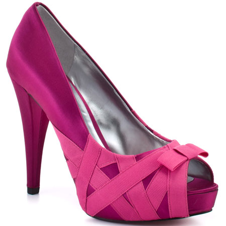 Ladies, I found my shoes!!! :  wedding shoes fuschia pumps hot pink heels ZPH267 MAIN