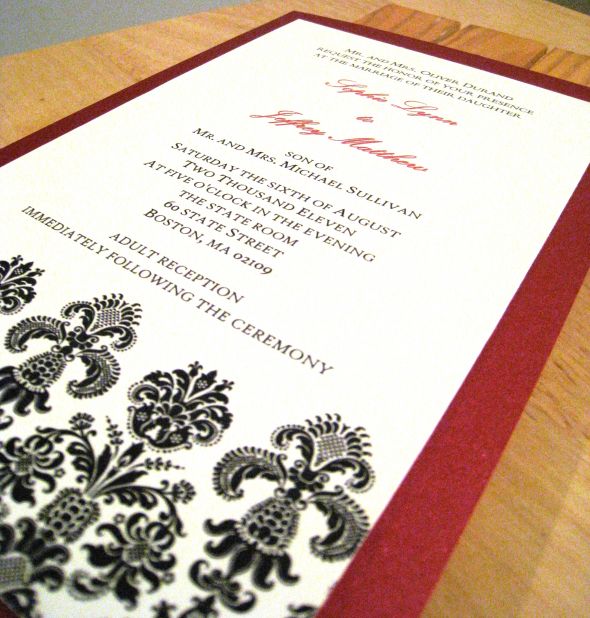  programs placecards menus and table numbers MODERN 