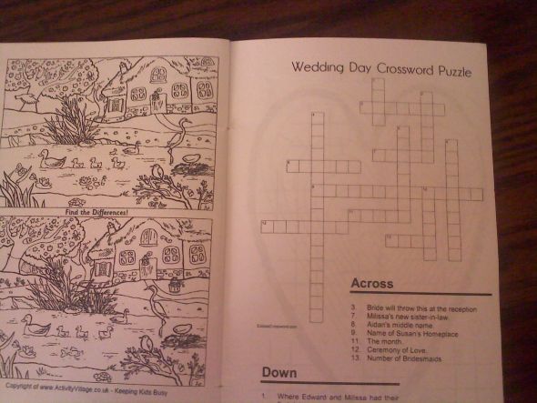 I finished my Kids Activity Book!!  - Pic Heavy :  wedding kids reception activities childrens book children 8
