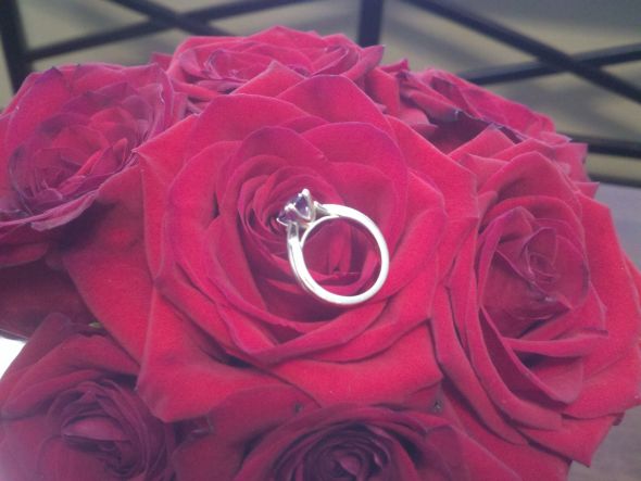 Anyone have a pink engagement ring?  Or a gemstone e-ring? :  wedding pink engagement rings gemstone engagement rings morganite engagement rings alternative engagement rings modern engagement rings huge engagement rings celebrity engagement rings 2011 07 21 16 46 40 5