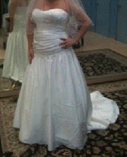 No one has my dress? How bout you? :  wedding Wedding Dress   Front