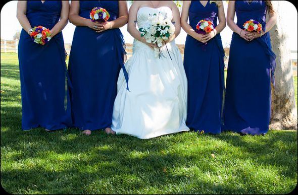 Share Your Bridesmaids Hair Do & Dresses :  wedding bridesmiad hair style look Wedding Photos   24