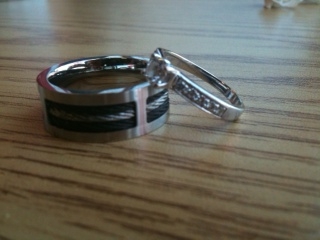 Show me your Man's ring! :  wedding wedding band fiance groom Ring Photo