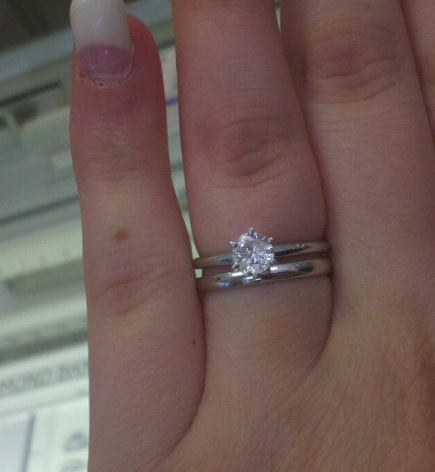 Hello ladies with 1/2 carat rings!!!! :  wedding engagement ring 50 carat ring rings Prettyringonmyfinger