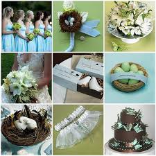 Color Issues :  wedding green blue brown placemats table settings decor Sagewedding