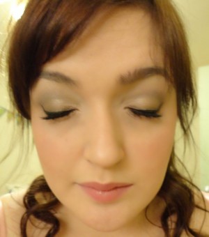 First DIY Makeup trial, any advice is welcome! :  wedding makeup DSC00393