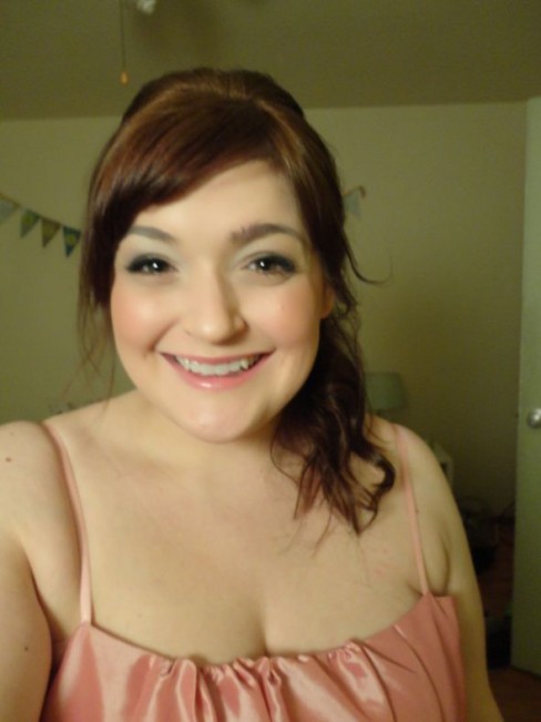 First DIY Makeup trial, any advice is welcome! :  wedding makeup DSC00425