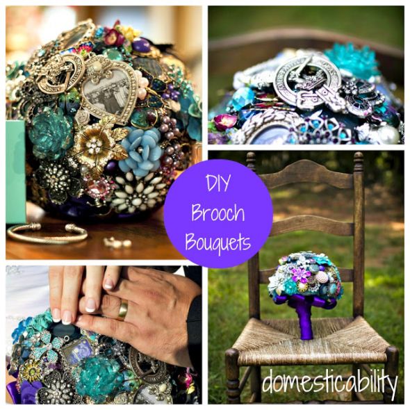 DIY Brooch Bouquets