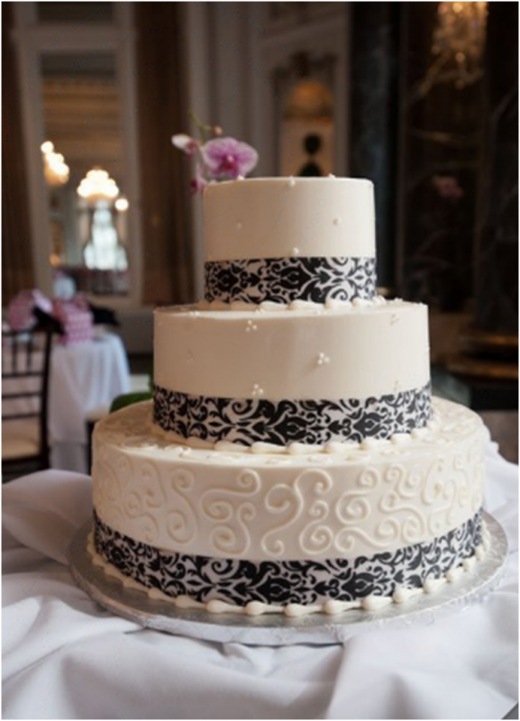 Wedding Cake wedding sugarbakers wedding cake damask black white cake 