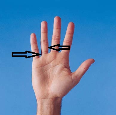 Rings  dont fit when worn together? :  wedding rings dont fit sizing wedding band engagement ring Palm.hand 