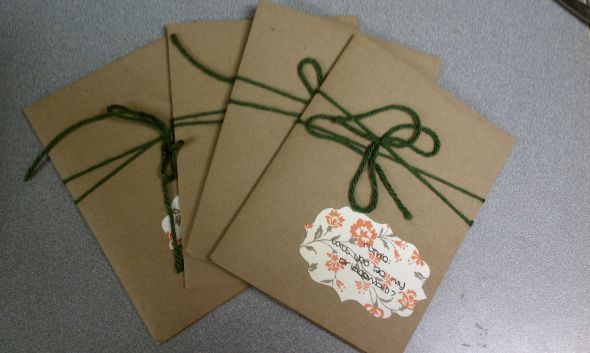 DIY Bridesmaids cards :  wedding diy bridesmaids cards IMAG0133