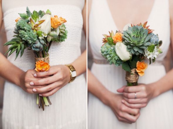 Have you used succulents for your bouquet? Cost? : wedding succulents succulent bouquet Bouquet2