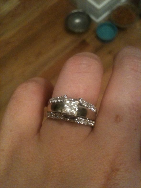 SHOW ME YOUR DIAMOND WEDDING BANDS! :  wedding diamond band carats IMG 1736