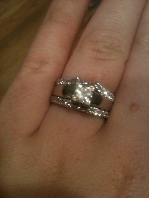 SHOW ME YOUR DIAMOND WEDDING BANDS! :  wedding diamond band carats IMG 1737