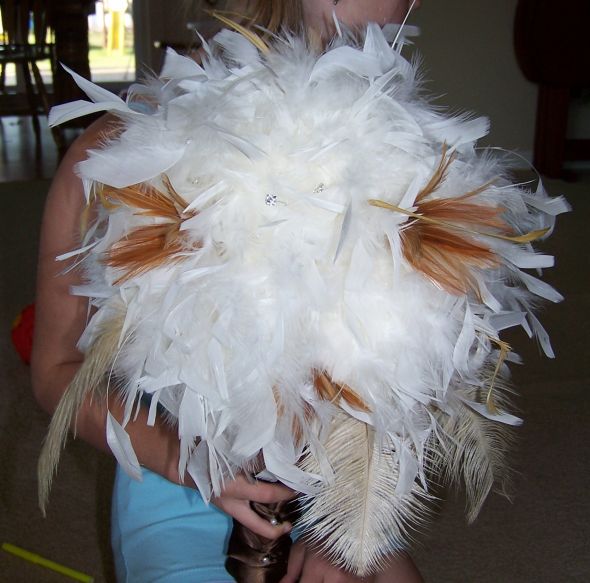 What can you do with a paper towel roll and a feather boa?! (Tutorial included)