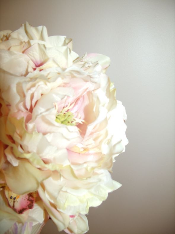 Pink and Ivory Bridal Bouquet wedding pink ivory bouquet GEDC0747