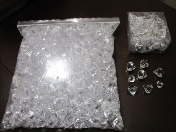 I have TONS of diamond bling table scatter for sale It's a gallon bag full 