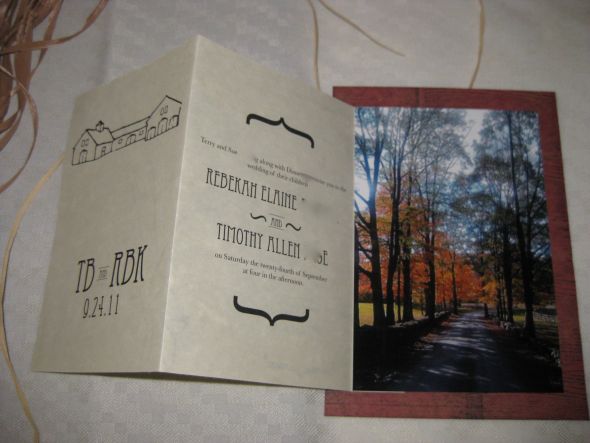 Lets see those DIY invites! :  wedding IMG 5396