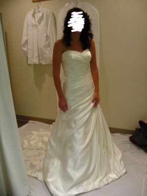 Help me figure out how to alter my dress for a rustic wedding!! :  wedding barn dress crinoline dirt reception shoes vintage jewelry alterations Dressfrontedit