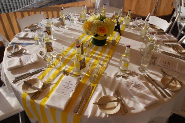 Yellow and White Striped Table Runners for Sale 150 wedding table table 