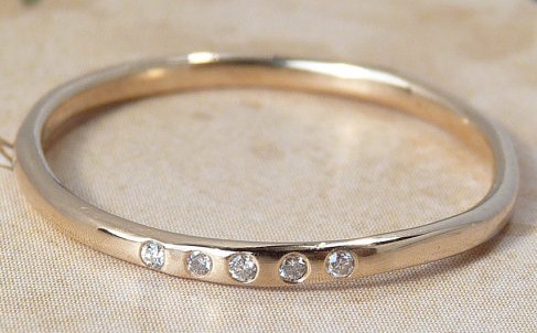 Unique engagement ring...need help finding a wedding band :  wedding unique original engagement ring wedding band Band3