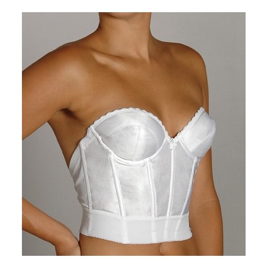 Bra??? :  wedding dress bra 41VYaFJyapL  AA550  Qt Back Strapless Longline Style