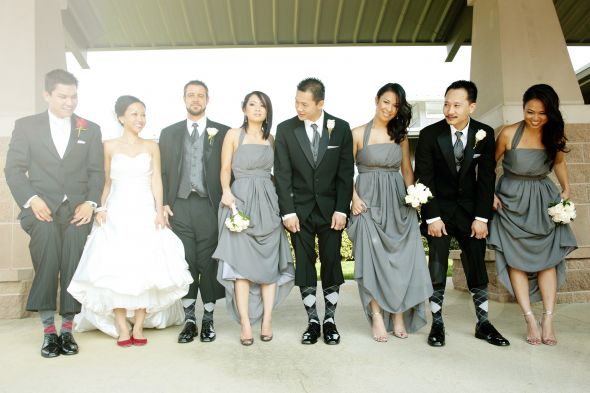 Gallery of the Day :  wedding features 4444 My Winnie Couture Dress :  wedding red white bridesmaids dress 4444 