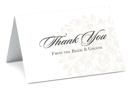 and don't forget the thank you card Unique Special DIY Printable Lux 