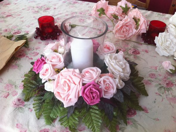 Fake flowers vs. real flowers? :  wedding Photo6