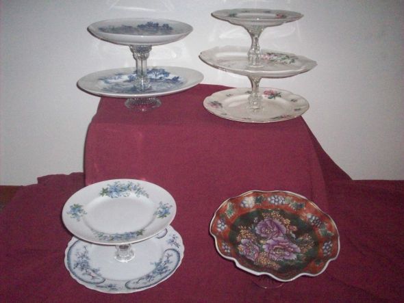 My DIY projects!! :  wedding vintage diy frames moss monogram cake stands plates 101 4195