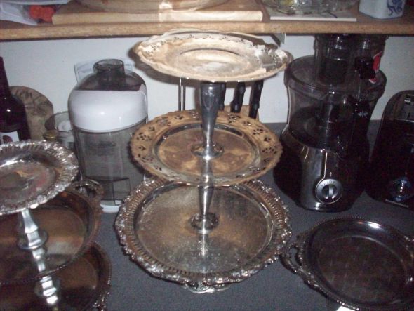 My DIY projects!! :  wedding vintage diy frames moss monogram cake stands plates 101 4218