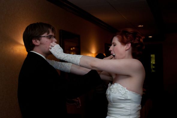 Married bees, did you smash cake in each others faces? : wedding IMG5397 M