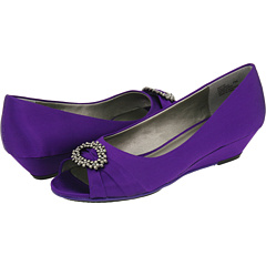 show me your flat or low-heel shoes :  wedding shoes flats kitten heel Purple Shoes