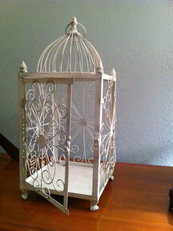 Bird Cage Wedding Card