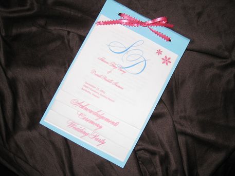 My DIY Layered Wedding Programs Posted 8 months ago by ds wedding