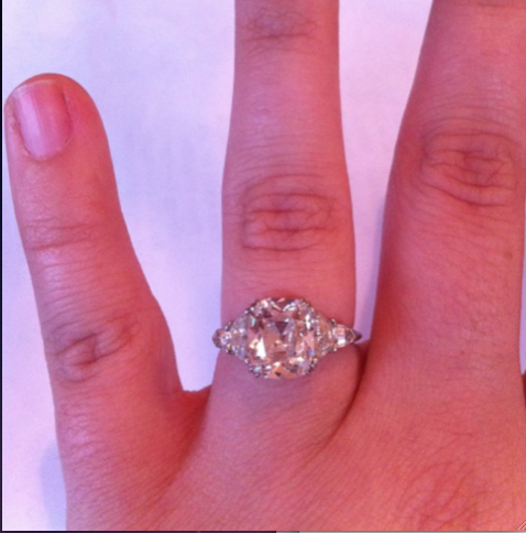 The ring that called your name! Show it off! (plus new ring porn!) :  wedding dream ring engagement ring unique ring proposal Screen Shot 2011 04 05 At 2.13.35 PM