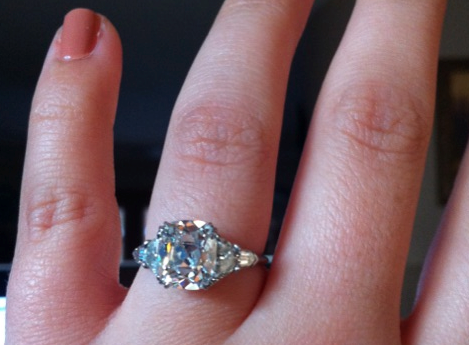 The ring that called your name! Show it off! (plus new ring porn!) :  wedding dream ring engagement ring unique ring proposal Screen Shot 2011 11 08 At 3.15.14 PM