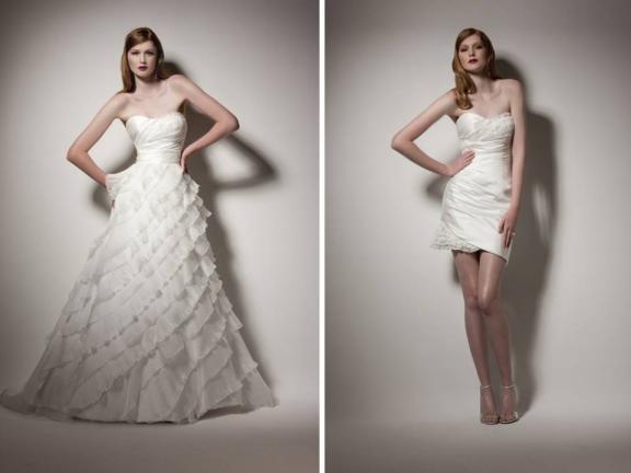 TwoInOne Wedding Dresses wedding white inspiration ceremony dress 