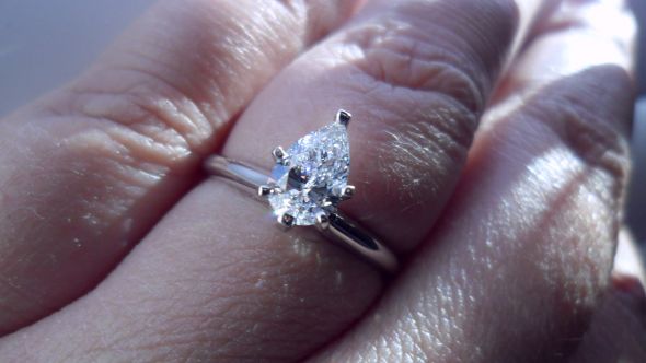 Marquise & Pear e-rings..show them off!!! RING PORN :  wedding wedding rings engagement rings rings marquise pear unique 0052