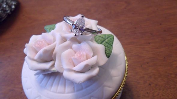Marquise & Pear e-rings..show them off!!! RING PORN :  wedding wedding rings engagement rings rings marquise pear unique 008