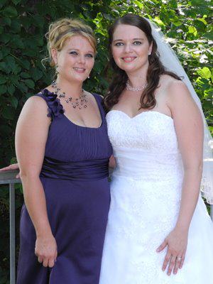 Davids Bridal F14050 Size 16 Lapis wedding purple bridesmaids 296698 