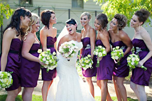 I think my next color choice would be purple and lime green Intro Wedding 