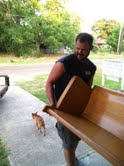 Precious Morning Wedding... whatcha think? :  wedding pews church outside rustic Pew