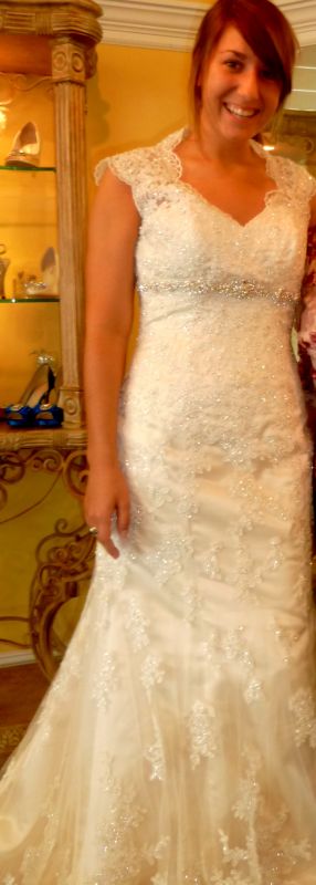 Here's my journey of dresses! Share yours! (Pic heavy) :  wedding dress journey pic pics heavy plus size 1 weight loss curvy full figured 1 011 2