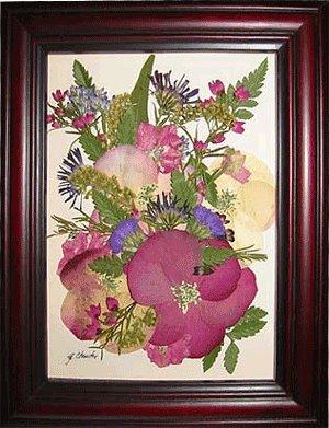 what did you do with your bridal bouquet? : wedding Pressedcollage