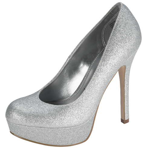 payless glitter heels