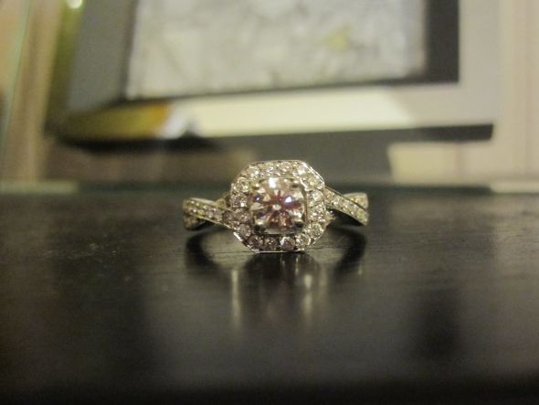 Ohhh Halo Ring Ladies!!! Show me yours! :) :  wedding ring halo IMG 1089