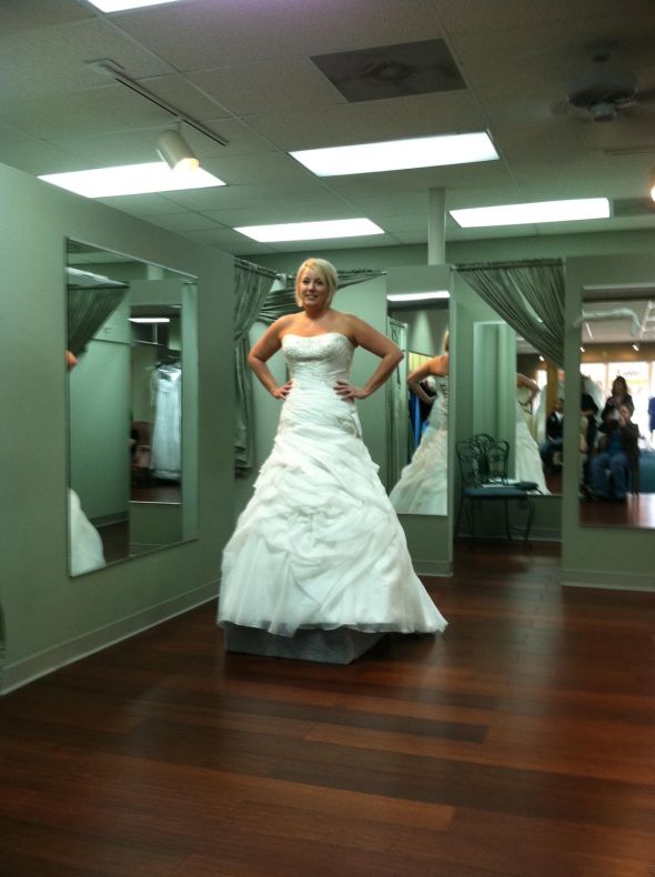 Dress 1 or Dress 2??  I need your help Bees!!! :  wedding dress Dress 1