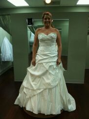 Dress 1 or Dress 2??  I need your help Bees!!! :  wedding dress Dress 2